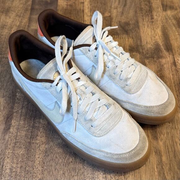 Nike Sneakers Killshot 2 Leather Suede Sail Safety Orange Gum Sole Men’s Size 9 main image 9